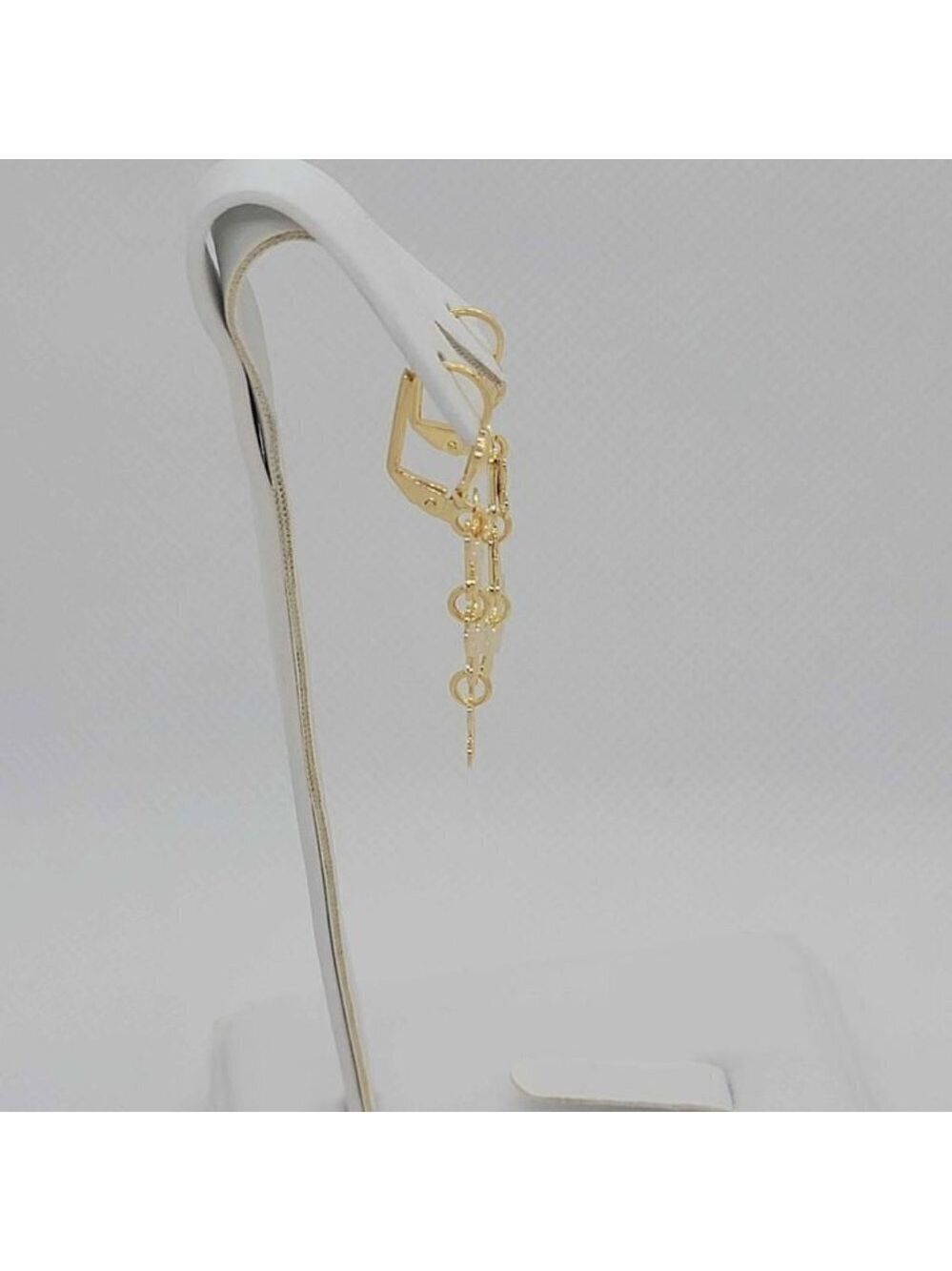 Brand New Brazilian 18k Gold Filled 3 Butterfly Earrings - Picture 2 of 4